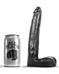 ALL BLACK DILDO REALISTICO 21 CM