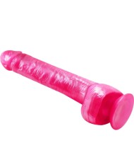 BAILE DONG DILDO REALISTICO ROSA CON VENTOSA