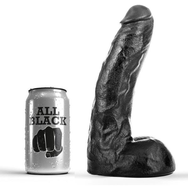 ALL BLACK DONG 22 CM