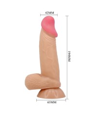 PRETTY LOVE SLIDING SKIN SERIES DILDO REALISTICO CON VENTOSA PIEL DESLIZANTE 194 CM