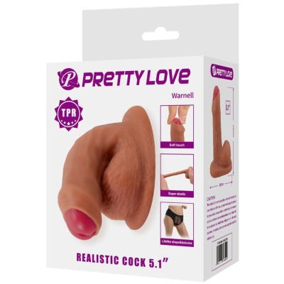 PRETTY LOVE WARNELL DILDO ULTRA REALISTICO Y ELASTICO 95 CM MULATO