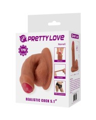 PRETTY LOVE WARNELL DILDO ULTRA REALISTICO Y ELASTICO 95 CM MULATO