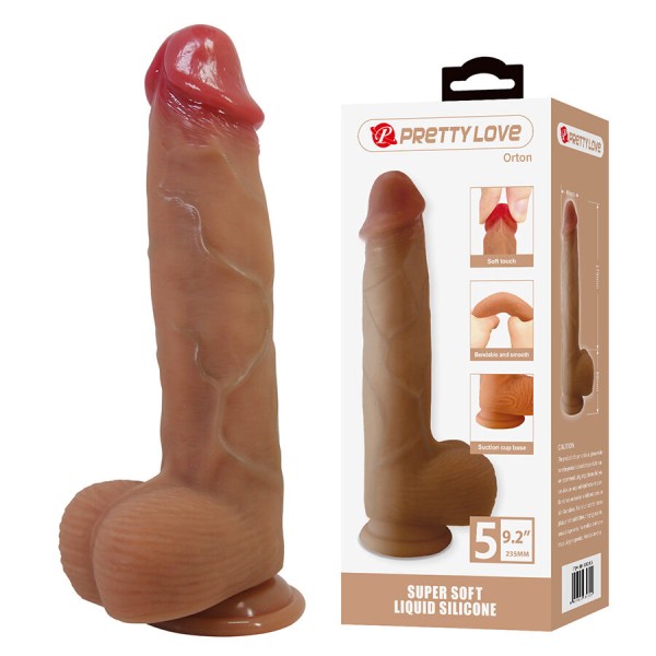 PRETTY LOVE ORTON DILDO REALISTICO CON VENTOSA 235 CM O 49 CM