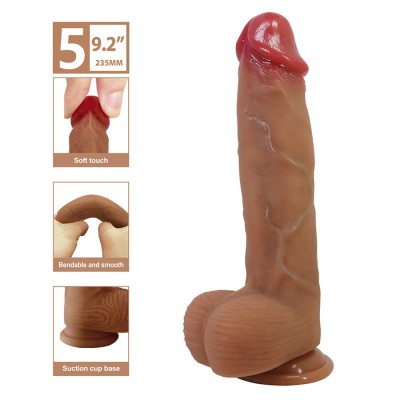 PRETTY LOVE ORTON DILDO REALISTICO CON VENTOSA 235 CM O 49 CM
