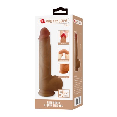 PRETTY LOVE ORTON DILDO REALISTICO CON VENTOSA 235 CM O 49 CM