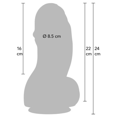 HIDDEN DESIRE INFERNO FAT BOYS DILDO 22 CM