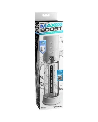 PUMP WORX BOMBA DE ERECCION MAX BOOST BLANCO