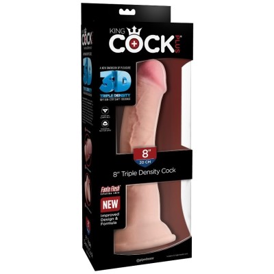 KING COCK DILDO TRIPLE DENSIDAD 216 CM