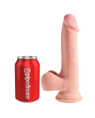 KING COCK DILDO TRIPLE DENSIDAD 19 CM