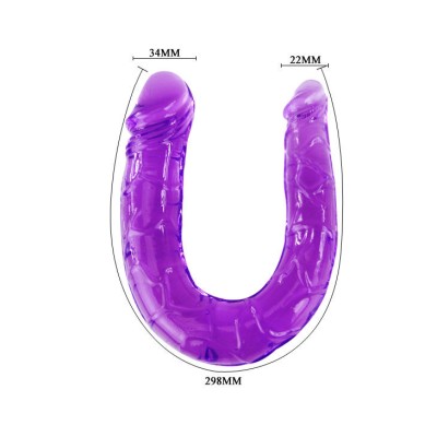 BAILE DOUBLE DONG DILDO DOBLE LILA