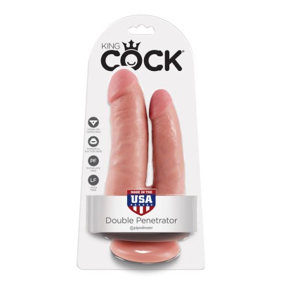 KING COCK DOBLE PENETRACION NATURAL