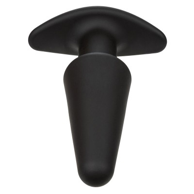CALEXOTICS ROCK BOTTOM PLUG ANAL CONICO 10 VIBRACIONES SILICONA NEGRO