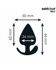 ADDICTED TOYS PLUG ANAL SILICONA TALLA M 66 CM