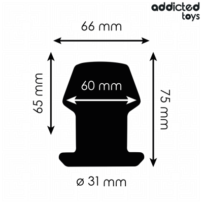 ADDICTED TOYS PLUG ANAL HUECO EXTREM SILICONA TALLA S 75 CM