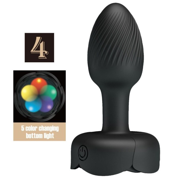PRETTY LOVE OLMAN PLUG ANAL CON LUZ LED 88 CM