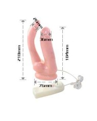 BAILE PENE REALISTICO DOBLE PENETRACION