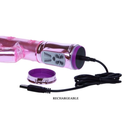 BAILE THROBBING BUNNY ROTADOR RAMPANTE ROSA