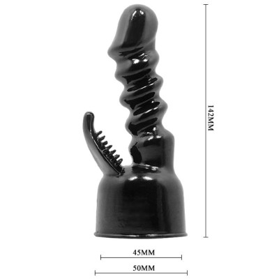 BAILE POWER HEAD CABEZAL INTERCAMBIABLE PARA ESTIMULACION INTERNA Y CLITORIS