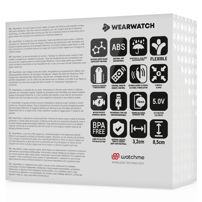 WEARWATCH VIBRADOR DUAL TECHNOLOGY WATCHME AGUA MARINA NIVEO
