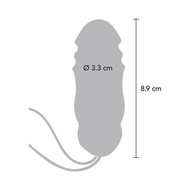 TOYJOY HAPPINESS SUNN SIDE UP AND DOWN VIBRADOR CONTROL REMOTO FUCSIA
