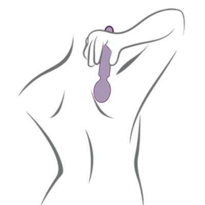 ROCKS OFF ORIEL VIBRADOR WAND FLEXIBLE FUCSIA