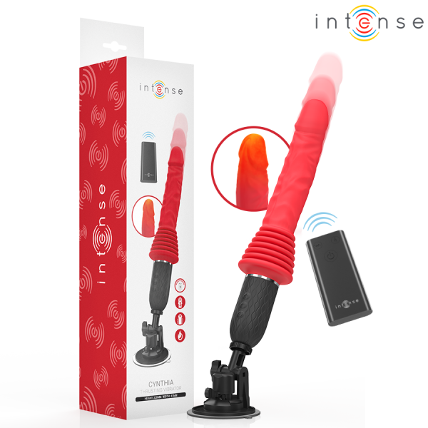 INTENSE CYNTHIA VIBRADOR THRUSTING CONTROL REMOTO CON CALOR