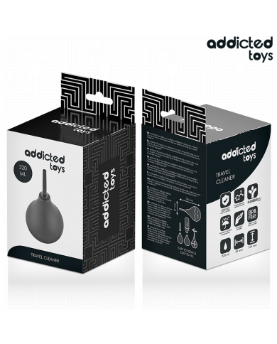 ADDICTED TOYS LIMPIADOR ANAL DE VIAJE TALLA L 220 ML ADDICTED TOYS LIMPIADOR ANAL DE VIAJE TALLA L 220 ML