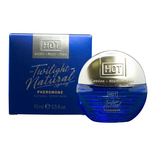 HOT TWILIGHT NATURAL CON FEROMONAS HOMBRE 15 ML