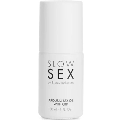 BIJOUX SLOW SEX ACEITE DE MASAJE SEXUAL CON CBD 30 ML