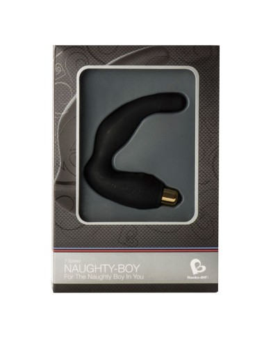 ROCKS OFF NAUGHTY BOY MASAJEADOR DEL PUNTO G MASCULINO 7 V NEGRO ROCKS OFF NAUGHTY BOY MASAJEADOR DEL PUNTO G MASCULINO 7 V NEGRO
