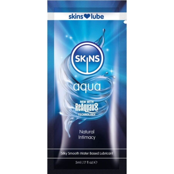 SKINS AQUA LUBRICANTE BASE DE AGUA MONODOSIS 5 ML
