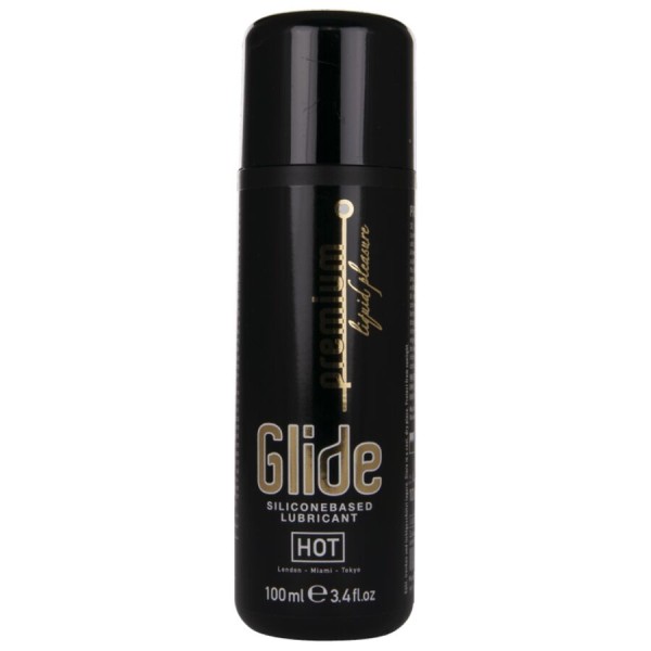 HOT PREMIUM SILICONE GLIDE LUBRICANTE BASE SILICONA 100 ML