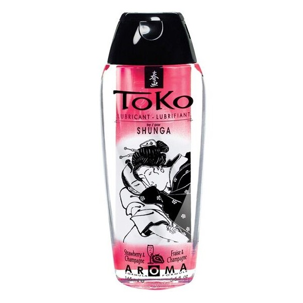 SHUNGA TOKO AROMA LUBRICANTE FRESAS Y CHAMPAGNE