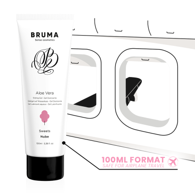 BRUMA GEL DESLIZANTE CON ALOE VERA SABOR A NUBE 100 ML