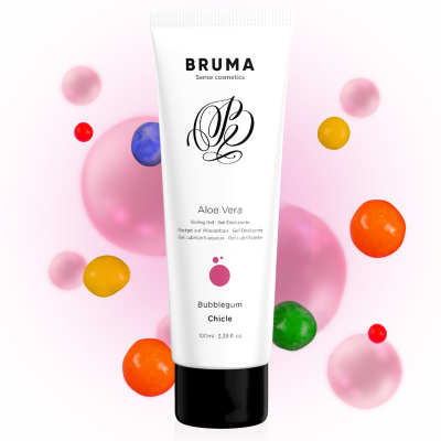 BRUMA GEL DESLIZANTE CON ALOE VERA SABOR A CHICLE 100 ML