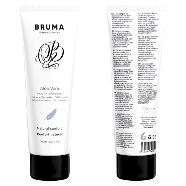 BRUMA GEL DESLIZANTE CON ALOE VERA CONFORT NATURAL 100 ML