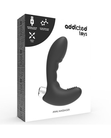 ADDICTED TOYS VIBRADOR PROSTATICO RECARGABLE MODEL 4 NEGRO ADDICTED TOYS VIBRADOR PROSTATICO RECARGABLE MODEL 4 NEGRO
