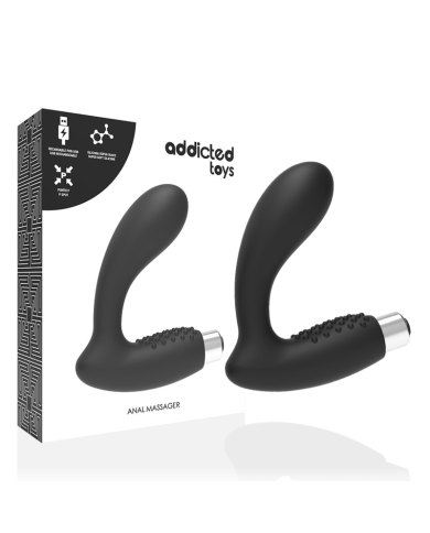 ADDICTED TOYS VIBRADOR PROSTATICO RECARGABLE MODEL 5 NEGRO ADDICTED TOYS VIBRADOR PROSTATICO RECARGABLE MODEL 5 NEGRO