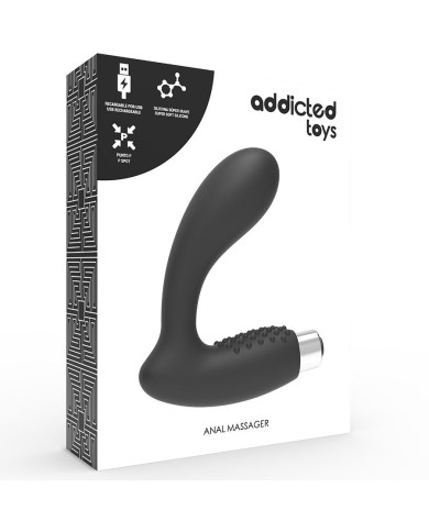 ADDICTED TOYS VIBRADOR PROSTATICO RECARGABLE MODEL 5 NEGRO ADDICTED TOYS VIBRADOR PROSTATICO RECARGABLE MODEL 5 NEGRO