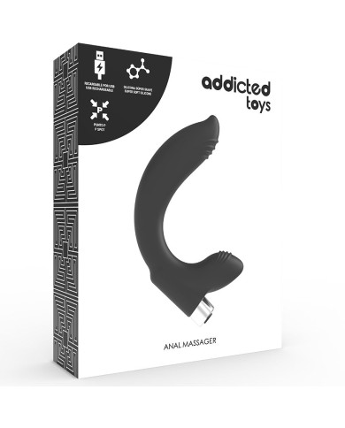 ADDICTED TOYS VIBRADOR PROSTATICO RECARGABLE MODEL 7 NEGRO ADDICTED TOYS VIBRADOR PROSTATICO RECARGABLE MODEL 7 NEGRO