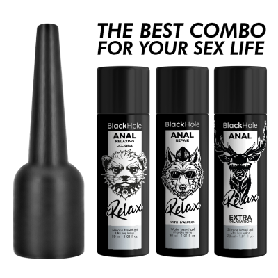 BLACK HOLE APLICADOR DE LUBRICANTE ANAL TALLA S 30 ML