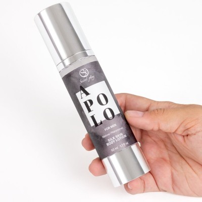 SECRETPLAY APOLO LOCION PIEL DE SEDA PARA HOMBRES 50 ML