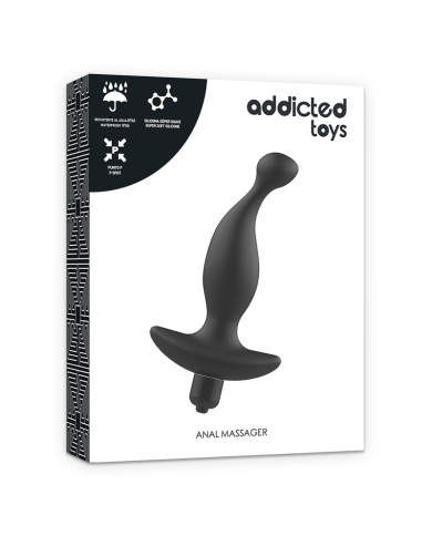 ADDICTED TOYS MASAJEADOR ANAL CON VIBRACION NEGRO MODELO 1 ADDICTED TOYS MASAJEADOR ANAL CON VIBRACION NEGRO MODELO 1