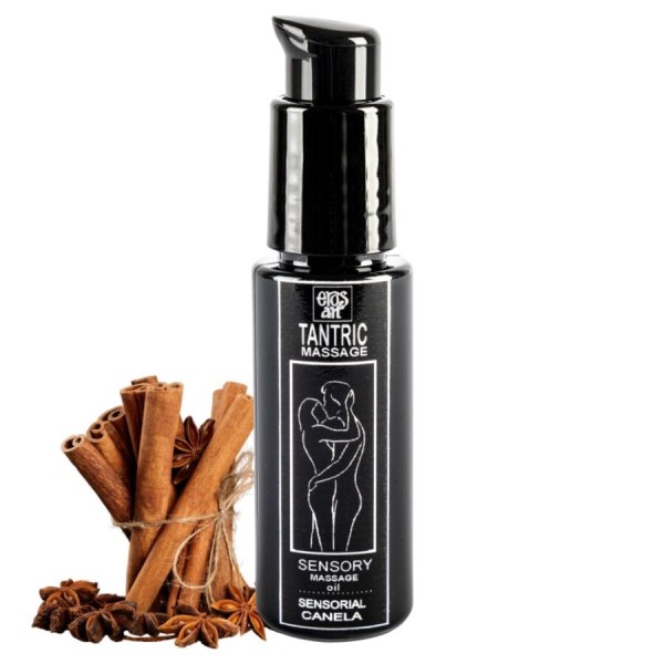 EROS ART ACEITE MASAJE TANTRICO NATURAL Y AFRODISIACO CANELA 30 ML
