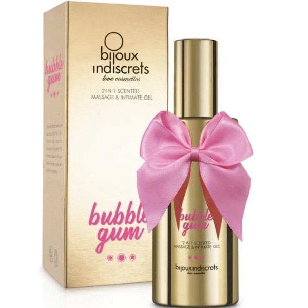 BIJOUX BUBBLE GUM GEL DE MASAJE INTIMO PERFUMADO 100 ML