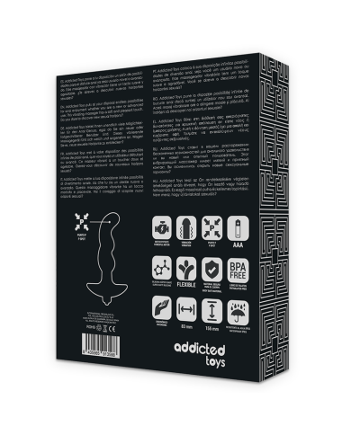 ADDICTED TOYS MASAJEADOR ANAL CON VIBRACION NEGRO MODELO 2 ADDICTED TOYS MASAJEADOR ANAL CON VIBRACION NEGRO MODELO 2
