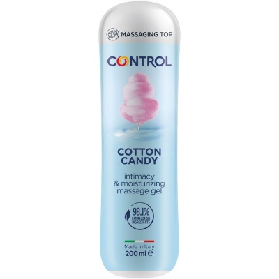 CONTROL MASAJE GEL 3 EN 1 ALGODON DE AZUCAR 200 ML