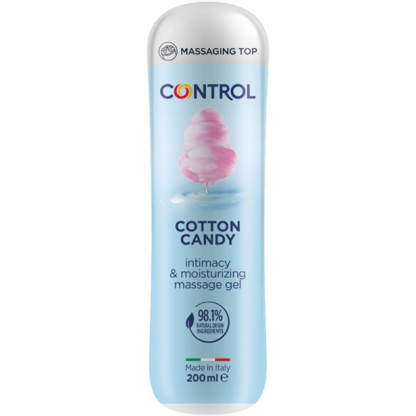 CONTROL MASAJE GEL 3 EN 1 ALGODON DE AZUCAR 200 ML