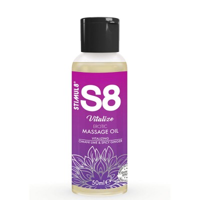 STIMUL8 S8 CAJA DE ACEITE DE MASAJE 3 X 50 ML