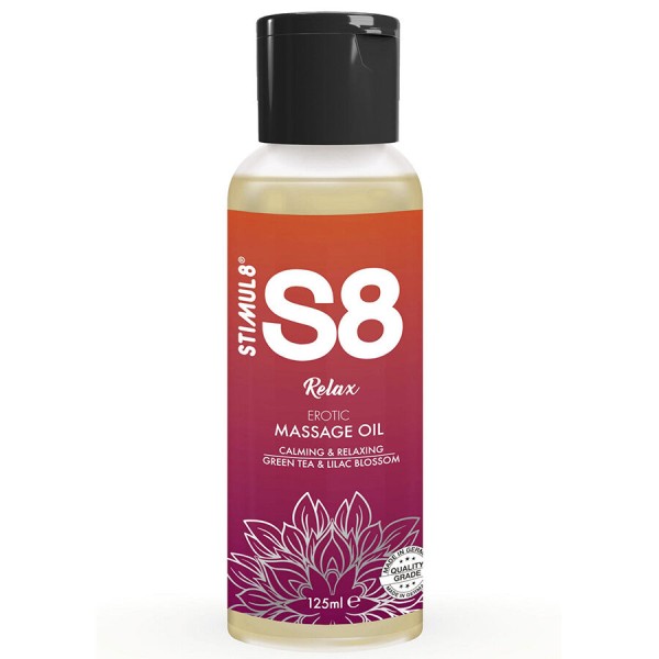STIMUL8 S8 RELAX ACEITE DE MASAJE TE VERDE 125 ML